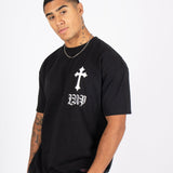 "Only The Blessed" Cross T-Shirt - Liquor n Poker