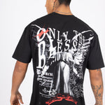"Only The Blessed" Cross T-Shirt - Liquor n Poker