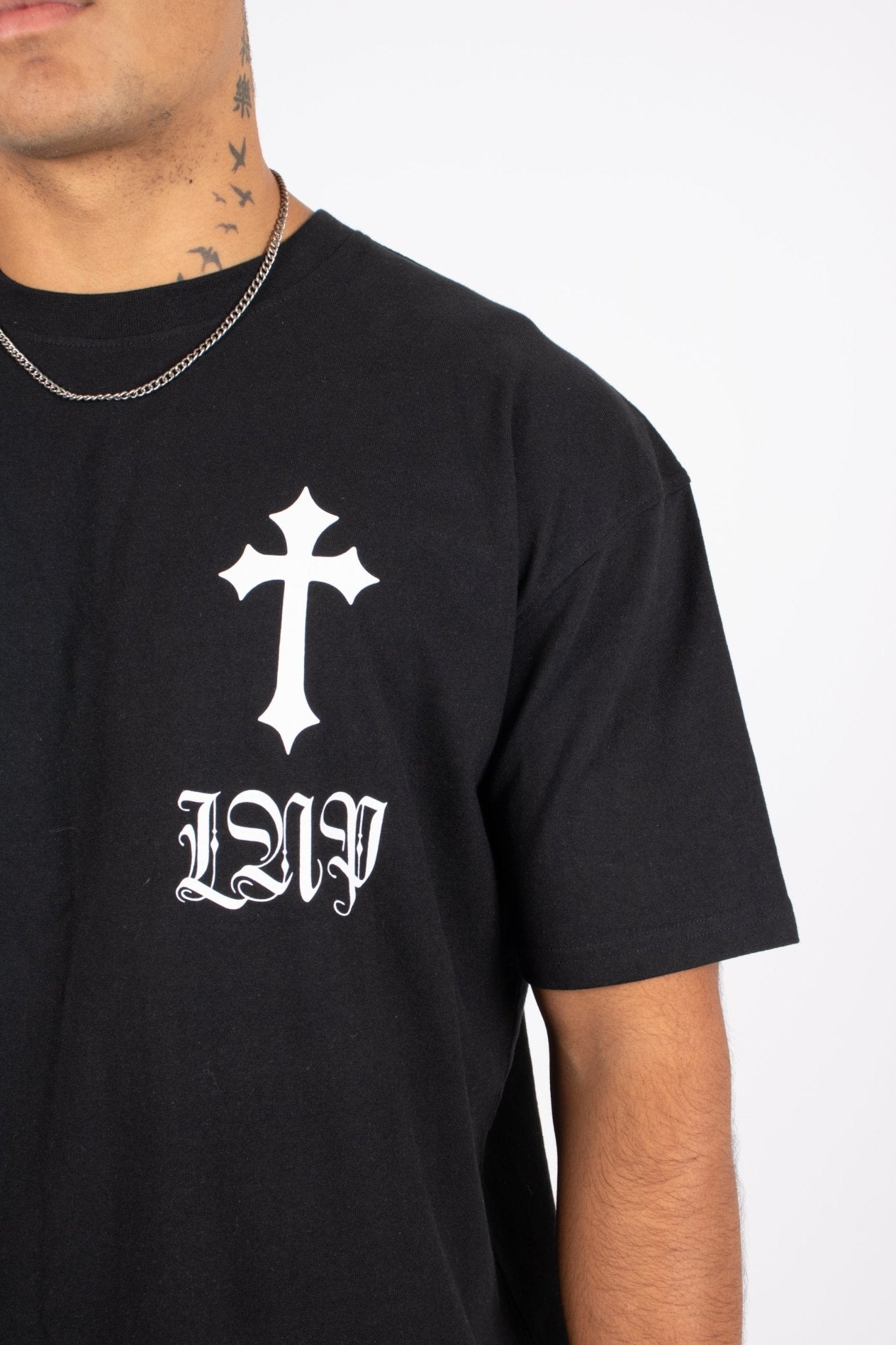 "Only The Blessed" Cross T-Shirt - Liquor n Poker