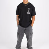 "Only The Blessed" Cross T-Shirt - Liquor n Poker