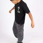 "Only The Blessed" Cross T-Shirt - Liquor n Poker