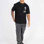 "Only The Blessed" Cross T-Shirt - Liquor n Poker