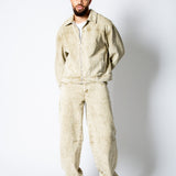 ONYX - Relaxed Baggy Acid Wash Beige Jeans - Liquor n Poker