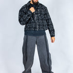 Onyx Zip Detail Baggy Jeans In Black - Liquor n Poker