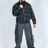 Onyx Zip Detail Baggy Jeans In Black - Liquor n Poker