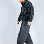 Onyx Zip Detail Baggy Jeans In Black - Liquor n Poker