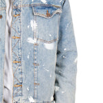 Oversized full Borg lined Denim Jacket with detail - Liquor n Poker
