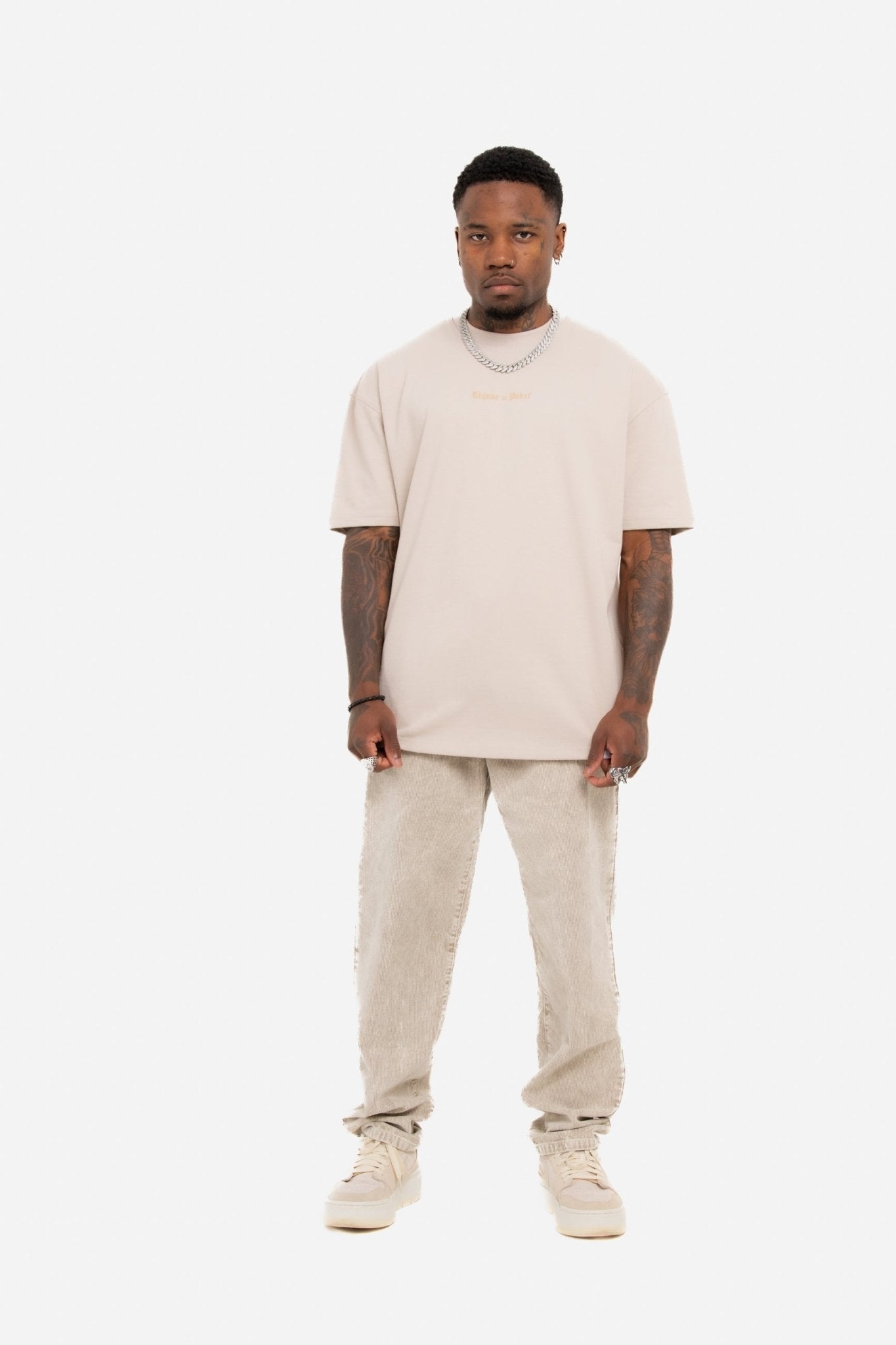 Oversized Stone T-Shirt "Eternal Paradise" Back Print - Liquor n Poker