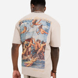 Oversized Stone T-Shirt "Eternal Paradise" Back Print - Liquor n Poker