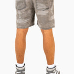 Oversized Washed Grey Textured Denim Shorts - Liquor n Poker