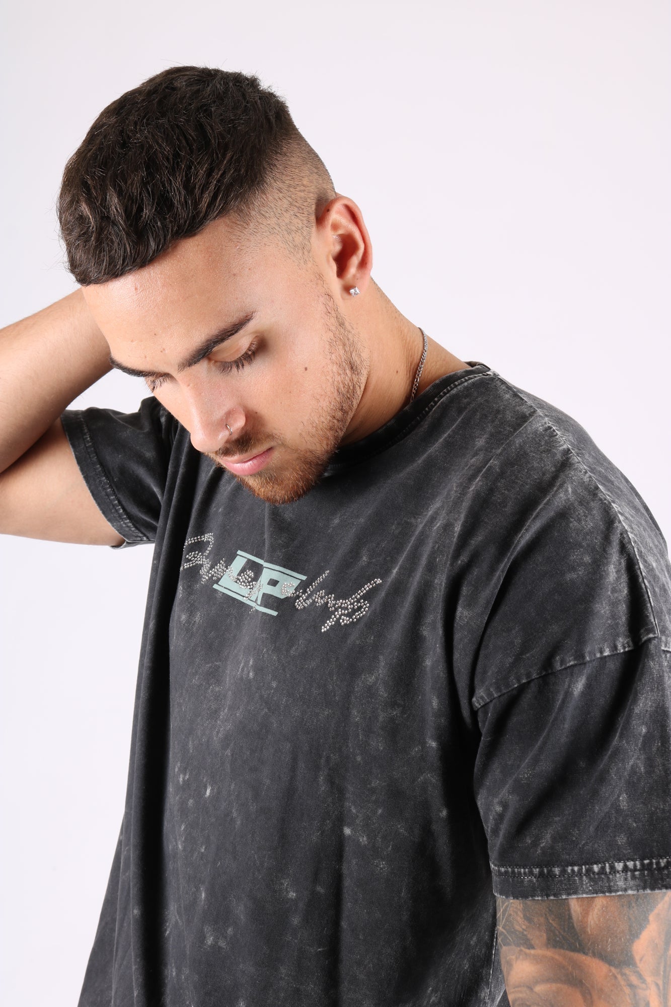 Owners Relaxed Diamanté T-Shirt - Liquor n Poker