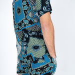 Paisley Bandana Print Short & Shirt Twinset - Liquor n Poker