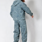 Paisley Jacquard Denim Baggy Carpenter Jeans - Liquor n Poker
