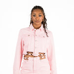 Pink Denim Skirt - Liquor n Poker