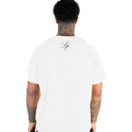 Pinstripe Denim Jersey Shirt - Liquor n Poker