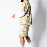 Pixel Camo Denim Jorts - Liquor n Poker
