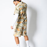 Pixel Camo Denim Jorts - Liquor n Poker
