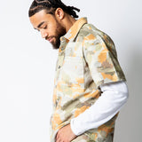 Pixel Camo Denim Shirt - Liquor n Poker