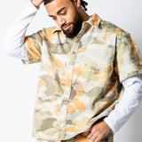 Pixel Camo Denim Shirt - Liquor n Poker