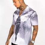Plissé Angel Print Shirt - Liquor n Poker