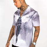 Plissé Angel Print Shirt - Liquor n Poker