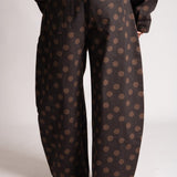 Polka Dot Horseshoe Jeans in Chocolate - Liquor n Poker
