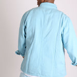 Powder Blue Utility Jacket - Liquor n Poker