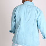 Powder Blue Utility Jacket - Liquor n Poker