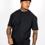 Premium Recycled Acid Black Boxy T-Shirt - Liquor n Poker