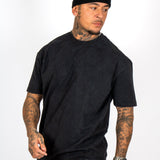 Premium Recycled Acid Black Boxy T-Shirt - Liquor n Poker