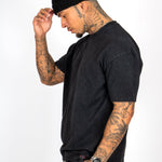 Premium Recycled Acid Black Boxy T-Shirt - Liquor n Poker