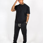 Premium Recycled Acid Black Boxy T-Shirt - Liquor n Poker