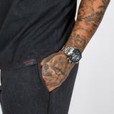 Premium Recycled Acid Black Boxy T-Shirt - Liquor n Poker