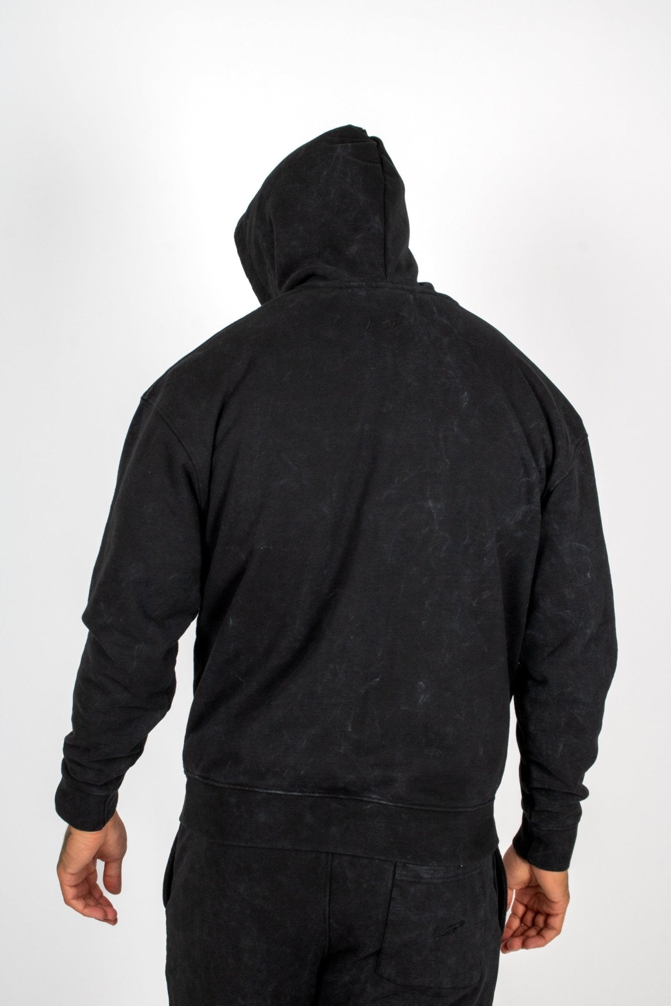 Premium Recycled Acid Black Hoodie - Liquor n Poker