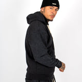 Premium Recycled Acid Black Hoodie - Liquor n Poker