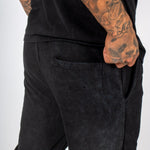 Premium Recycled Acid Black Straight Leg Jogger - Liquor n Poker