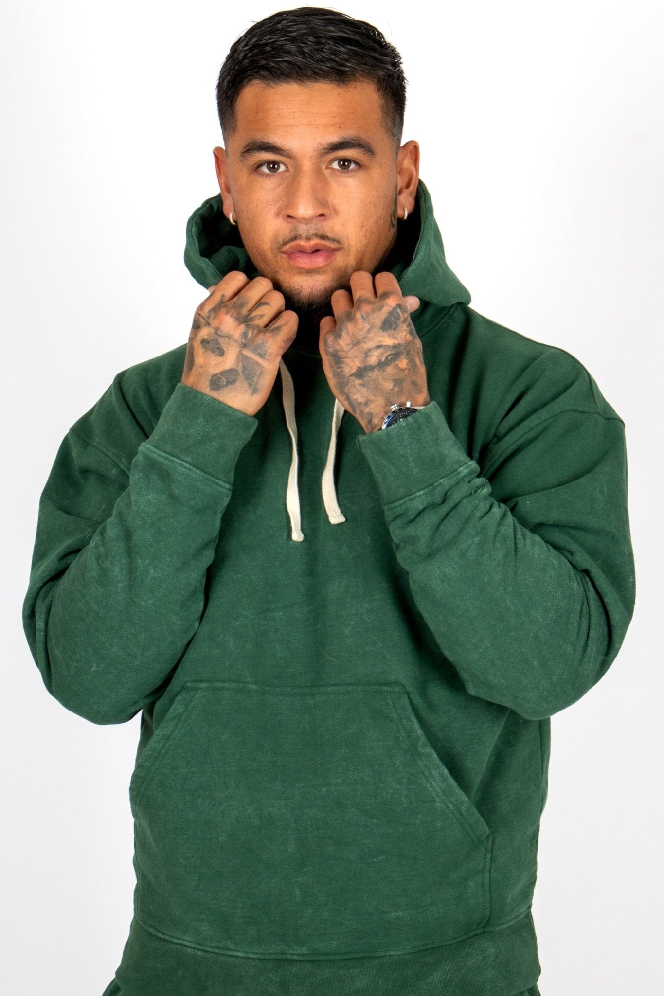 Premium Recycled Forest Acid Green Hoodie - Liquor n Poker