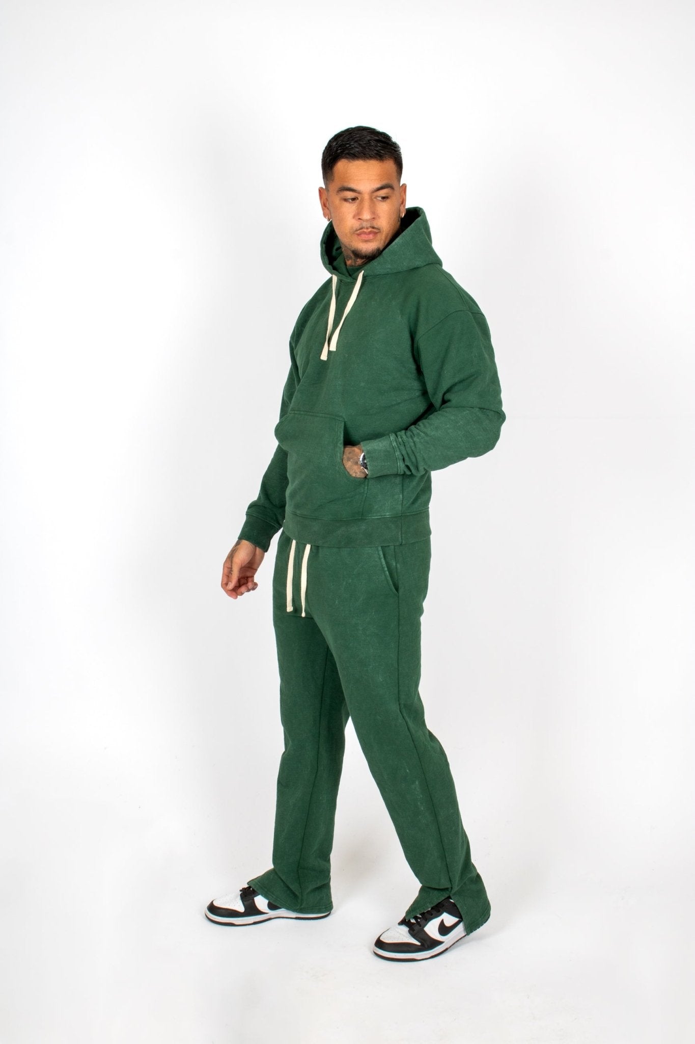 Premium Recycled Forest Acid Green Hoodie - Liquor n Poker