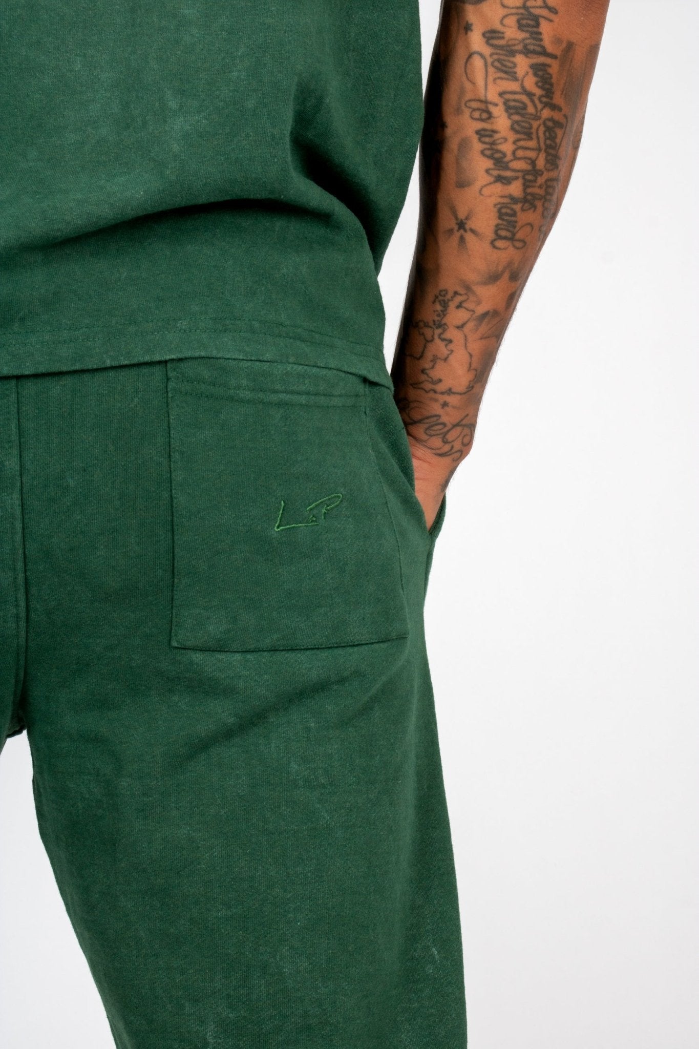 Premium Recycled Forest Acid Green Straight Leg Jogger - Liquor n Poker