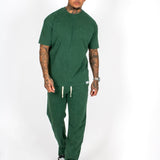 Premium Recycled Forest Acid Green Straight Leg Jogger - Liquor n Poker
