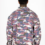 Purple Camo Relaxed Denim Jacket - Liquor n Poker