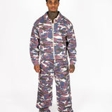 Purple Camo Relaxed Denim Jacket - Liquor n Poker