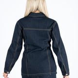 Raw Indigo Cinch Waist Denim Jacket - Liquor n Poker