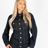Raw Indigo Cinch Waist Denim Jacket - Liquor n Poker