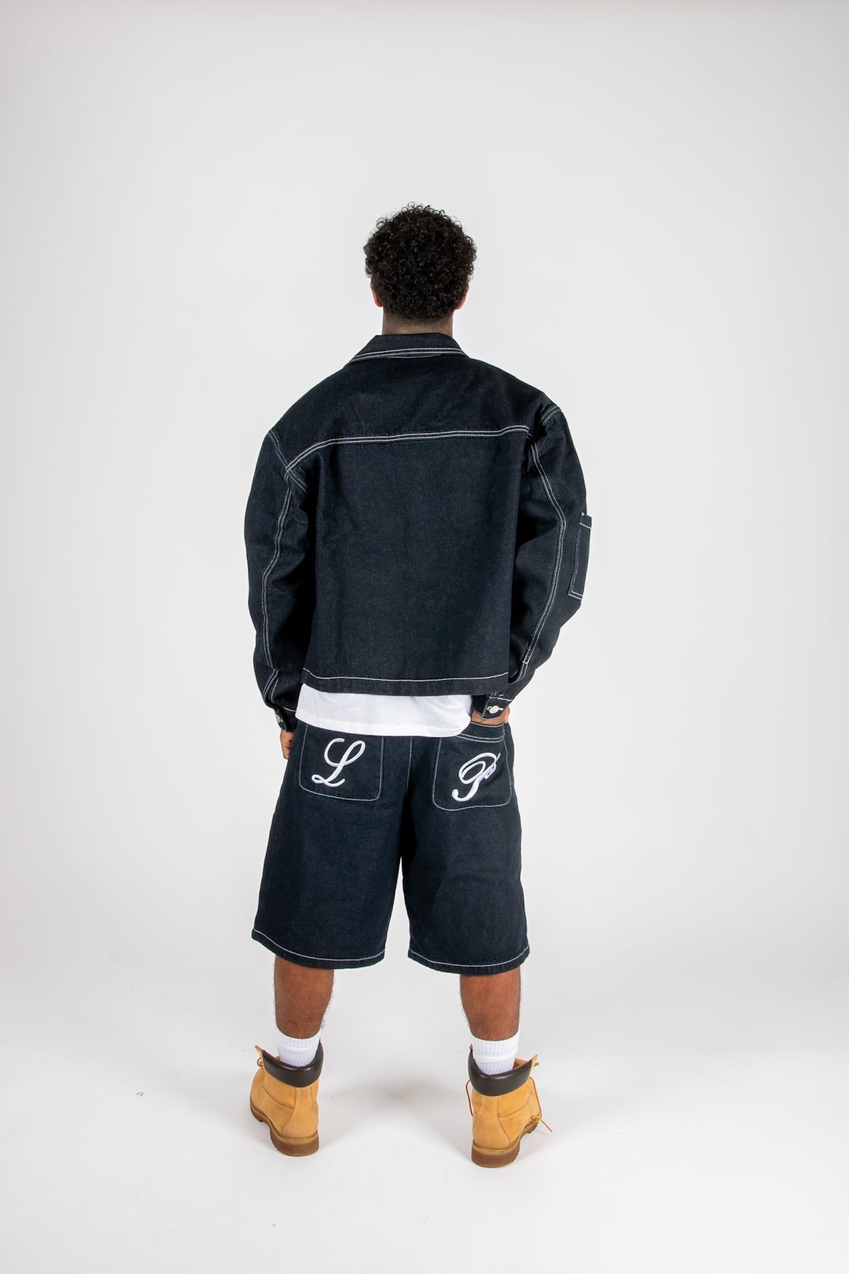 RAW Indigo Contrast Stitch Denim Jacket - Liquor n Poker