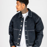 RAW Indigo Contrast Stitch Denim Jacket - Liquor n Poker