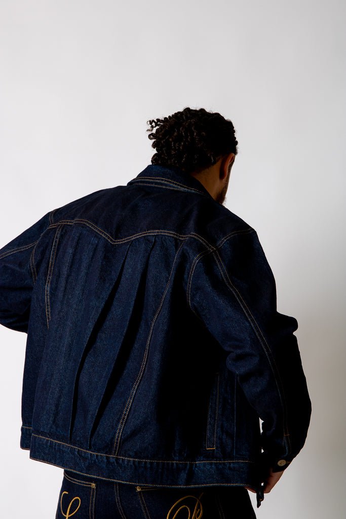 Raw Indigo Fireman Clasp Denim Jacket - Liquor n Poker