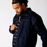 Raw Indigo Fireman Clasp Denim Jacket - Liquor n Poker