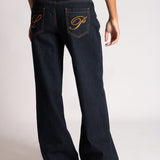 Raw Indigo Mid Rise Straight Leg Jeans (No Turn Up) - Liquor n Poker