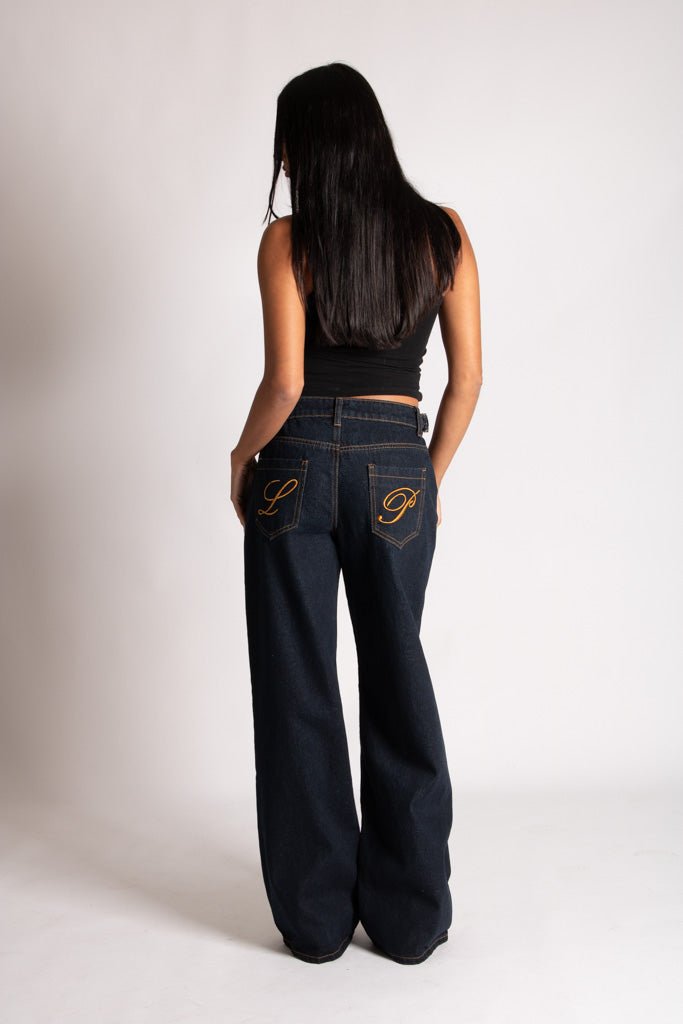Raw Indigo Mid Rise Straight Leg Jeans (No Turn Up) - Liquor n Poker